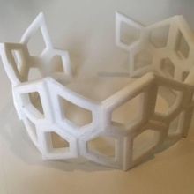 kershner polygon thermaform Armband Schmuck 3d print model - Mito3D