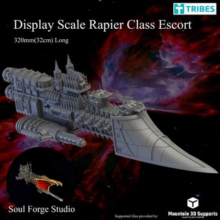 display rapier soul forge studio Tabletop Characters & Creatures Sci-Fi Universe Vehicles Machines humannavy 3d print model - Mito3D