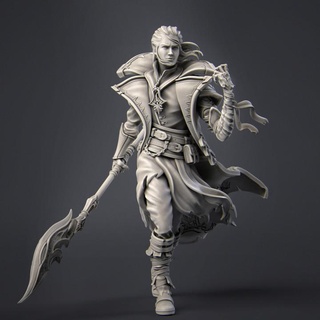 vampire elf warlock presupported nerikson Fan Art Action Figures Tabletop Characters & Creatures Fantasy Universe fantasy fighter mage tabletop d&d dnd melee hexblade 3d print model - Mito3D