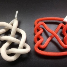 pretzel conformation knot 7 4 education 3dhubs3spacejmuknotknotsmath 3d print model - Mito3D