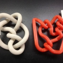 tangle conformation knot 7 5 education 3dhubs3spacejmuknotknotsmath 3d print model - Mito3D