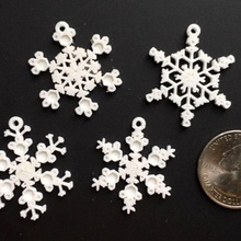 piccolo fiocco neve ornamenti macchina giardino dhubsholidayornamentsnowflakesnowy 3d print model - Mito3D
