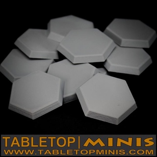 esadecimale base battletech tabletopminis tavolo Accessori negozio battaglia esagonale In piedi tech mech 3d print model - Mito3D