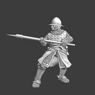 infantryman goedendag northern crusades miniatures Tabletop Characters & Creatures Historical Universe Store print ancient battlefield medieval model spear wargaming warrior scottish warfare modelling tabletop order infantry templar 28mm crusader teutonic 3d print model - Mito3D