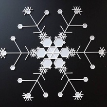 enormes copos nieve copo máquina jardín 3dhubsbeautifuldecorationgiantholidaysnowflake 3d print model - Mito3D