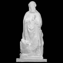 saint margaret tarama Hıristiyanlık heykel taş din fifteenthcentury virginmary 3d print model - Mito3D