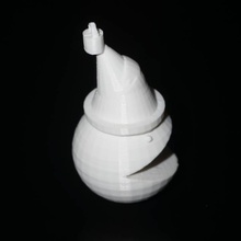 pacman enfeite natal jardim ornamento 3d print model - Mito3D