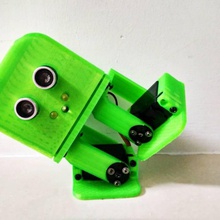 tito robot bipede gadgets elettronica ragazzi lego modulare motore giocattolo ingranaggio 3d print model - Mito3D
