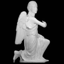 angelo inginocchiato scansione marmo cappella fifteenthcentury 3d print model - Mito3D