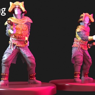 kova Rogers 25th yüzyıl drakon koruma Joel Logan minyatürler rpg savaş oyunları bilimkurgu buckrogers 70s 3d print model - Mito3D