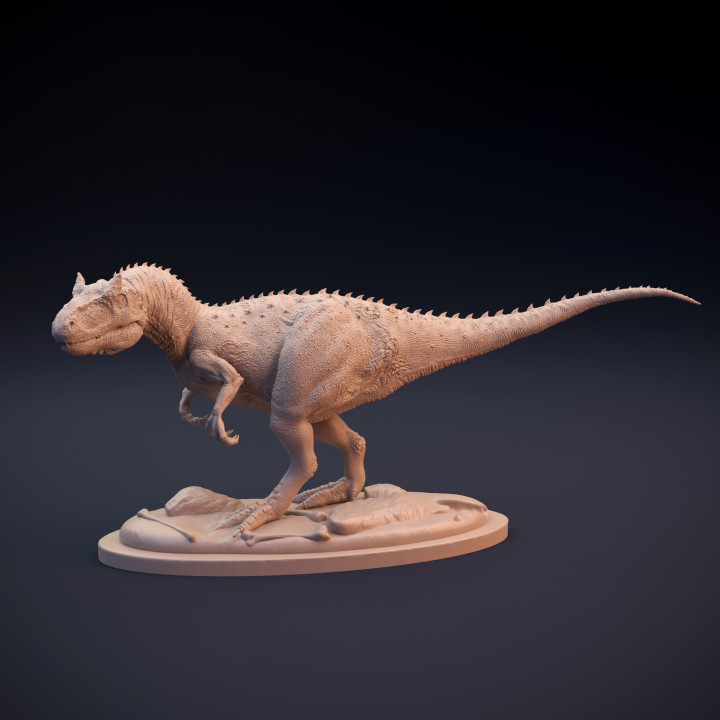 allosaurus dinosaurio perro ventilador Arte acción cifras Tienda imprimible animal bestia criatura figurilla jurásico reptil escultura estatua juguete miniatura esculturas depredador prehistórico extinto allo 3D print model - Mito3D