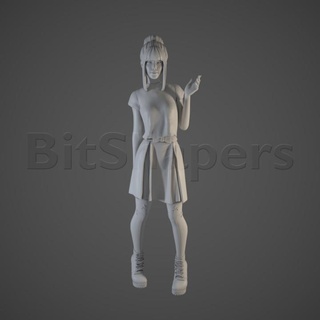 fumiko 1 10 Charakter Serie istvan Ventilator Kunst Aktion Zahlen Geschäft Mädchen gotisch Japan japanisch Statue Frau asiatisch Goth Rock Brötchen 3d print model - Mito3D