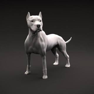 pit bull terrier dino dog  Toys & Games Animal & Creature Figures Store printable animal art dog figure figurines miniatures pet sculpture statue bull miniature sculptures pitbull standing canine pit terrier stafford  3d print model - Mito3D