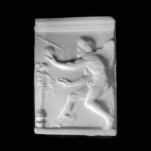 relief depicting kairos hermitage museum st petersburg scan 3d print model - Mito3D