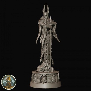forsaken - miniature monolith arts Tabletop Characters & Creatures Fantasy Universe ghost king sword sickle wraith scythe reaper soul 3d print model - Mito3D