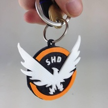 division key ring fashion & accessories concept design gaming logo prop toy cosplay ubisoft thedivision 3d print model - Mito3D