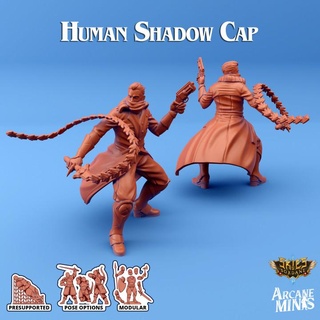 human shadow cap arcane minis Store chain dragon dragons dungeons gun guns navy roleplay rpg sword steampunk dungeon d&d dnd expansion 5e eberron crew presupported pre-supported arcanapunk magipunk magitech sordane supported zap skies sordalite cin'dar chain-sword trenchcoat zap-gun 3d print model - Mito3D
