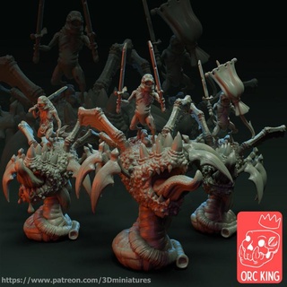 minions witch magic fly orc king studio Store drones flies nurgle plaguedrones 3d print model - Mito3D