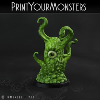 sentient observer ooze 1 printyourmonsters Tabletop Characters & Creatures Fantasy Universe print monster support resin monsters slime patreon dnd emmanuel lepas supported tribre 3d print model - Mito3D