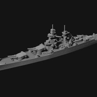 Richelieu sınıf savaş gemisi Lee mccol masaüstü karakterler yaratıklar tarihi Evren Araçlar makineler mağaza ölçek deniz zafer ww2 1 1800 2400 3d print model - Mito3D