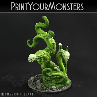sentient necrotic ooze printyourmonsters Tabletop Characters & Creatures Fantasy Universe Store print monster support resin monsters slime patreon emmanuel tribe lepas supported 3d print model - Mito3D