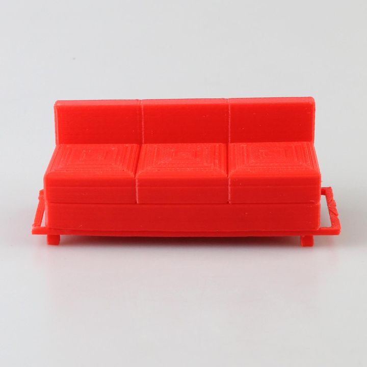 le corbusier sofá educação arte design modelo 3D print model - Mito3D