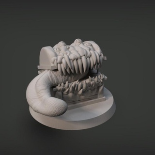 mimik göğüs imp3dsion masaüstü karakterler yaratıklar fantezi Evren mağaza klasik yaratık canavar hazine gizli zindan d dnd kahve canavarca Criatura Oculto mazmorra tesoro mimico abierto 3d print model - Mito3D