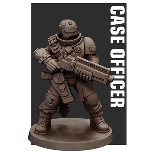 durum kılıf subay jukko masaüstü karakterler yaratıklar Sci Fi Evren mağaza minyatür bilimkurgu savaş oyunu Grimdark kırmızı hacı 3d print model - Mito3D