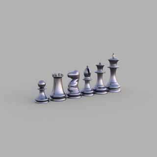 Schach einstellen Kevin Tafel Spiele setzt 3d print model - Mito3D
