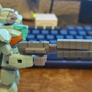 Art 21 Strahl Gewehr stephen Ventilator Kunst Aktion Zahlen Gundam gunpla 3d print model - Mito3D