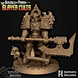 slayer-conqueror battle yak miniatures Tabletop Characters & Creatures Sci-Fi Universe Store fantasy horror rpg wargaming warhammer scifi tabletop spacemarine chaos tabletopgaming ttrpg battleyakminiatures 3d print model - Mito3D
