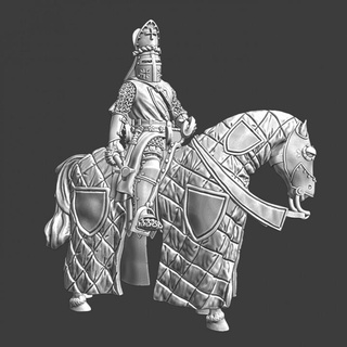 mounted medieval bishop plate chainmail armour northern crusades miniatures Tabletop Characters & Creatures Historical Universe Store print battle knight wargaming warrior commander order cavalry 28mm knights lake crusader teutonic peipus dorpat livonian 3d print model - Mito3D