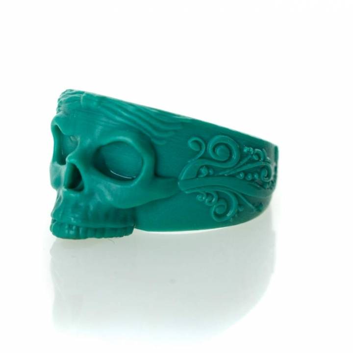 skull ring jewellery jewel rings 3D print model - Mito3D