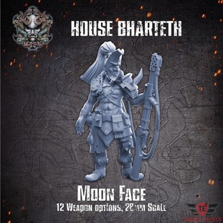 house bharteth - moon face tagged events Tabletop Characters & Creatures Sci-Fi Universe necromunda underhive housebharteth houseofstrife 3d print model - Mito3D