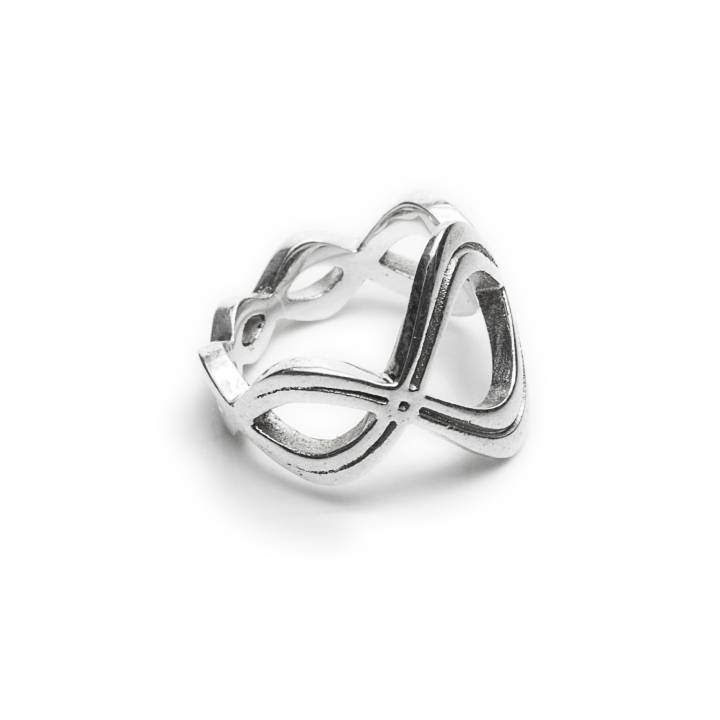 infinity ring jewellery jewelry 3D print model - Mito3D