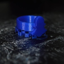snapchat anel jóias legal moda concurso criativo anéis 3d print model - Mito3D