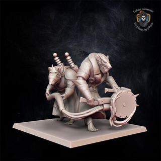 meat grinder lubart miniatures Tabletop Characters & Creatures Fantasy Universe fantasy warhammer sla age wargame special 9th warhammerfantasy whfb theninthage ninthage ninth t9a lubartminiatures tvs theverminswarm 3d print model - Mito3D