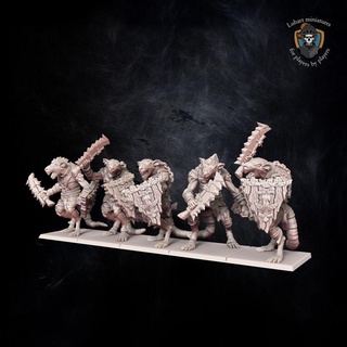 rats-at-arms lubart miniatures Tabletop Characters & Creatures Fantasy Universe fantasy warhammer sla age wargame core 9th warhammerfantasy whfb theninthage ninthage ninth t9a lubartminiatures tvs theverminswarm 3d print model - Mito3D