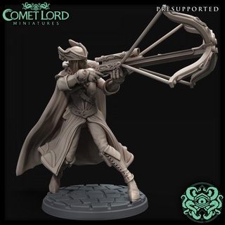 krezimira dhampir artificer comet lord miniatures Tabletop Characters & Creatures Fantasy Universe Store gothic gun vampire character rifle crossbow dnd dnd5e pepperbox 3d print model - Mito3D