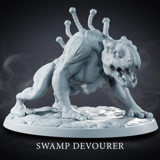 swamp devourer - abyss dwellers job hermes creative Tabletop Characters & Creatures Fantasy Universe Store demon creature devil horror monster reptile frrog 3d print model - Mito3D