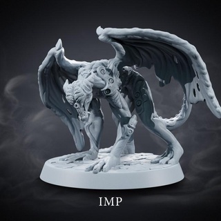 imp - abyss dwellers job hermes creative Tabletop Characters & Creatures Fantasy Universe Store demon claws creature devil horror monster wings angel fangs fear crawler 3d print model - Mito3D