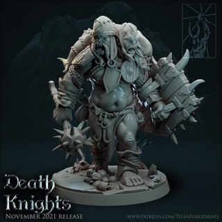 death knights mor-zhal abomination titan forge miniatures Tabletop Characters & Creatures Fantasy Universe Store battle fantasy games giant wargames warhammer evil chaos skirmish ettin mor zhal 3d print model - Mito3D
