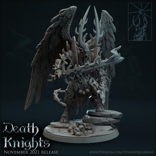 death knights mor-zhal avatar yrghal titan forge miniatures Tabletop Characters & Creatures Fantasy Universe Store demon battle beast fantasy wargames warhammer evil prince wargame chaos skirmish beastmen khorne mor zhal 3d print model - Mito3D
