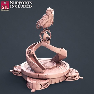 elfe Fontaine stl miniatures boutique table 3D imprimable terrain fantaisie décoration meubles soutenir jeux guerre 3d print model - Mito3D