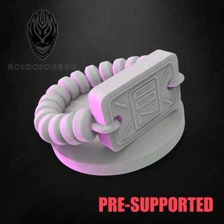 candy watch - presupported grinning god Tabletop accessories Store stl sugar art bracelet creature detailed fantasy mini ring miniature sculpt 3dprint jewelry resin dungeon dnd 5e lordoftheprint 3d print model - Mito3D