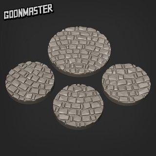 brick bases - 25mm 35mm goon master Tabletop accessories Store wargaming miniature tabletop dnd basese 3d print model - Mito3D