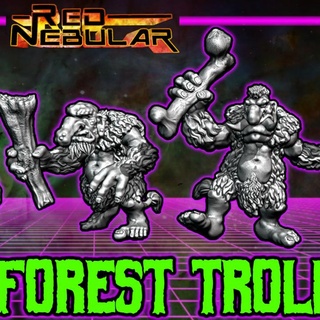 j tnar forest trolls red nebular Tabletop Characters & Creatures Fantasy Universe Store fantasy monster troll multipart encounter jotun 3d print model - Mito3D