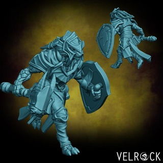 male dragonfolk guardian presupported velrock art miniatures Tabletop Characters & Creatures Fantasy Universe Store dragon fantasy rpg dragonborn d&d dnd cleric 3d print model - Mito3D