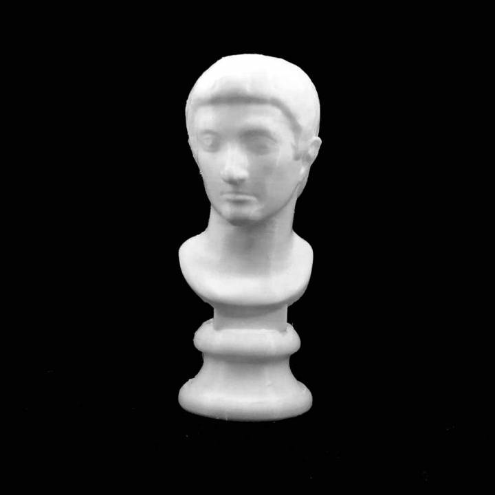 Kopf augustus hermitage museum st petersburg scan 3D print model - Mito3D