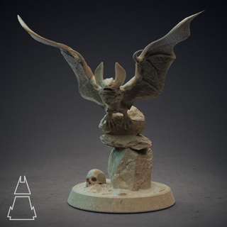 cave bat pes lukas Tabletop Characters & Creatures Fantasy Universe Store beast fantasy monster skull rock spider enemy dungeon dnd 3d print model - Mito3D